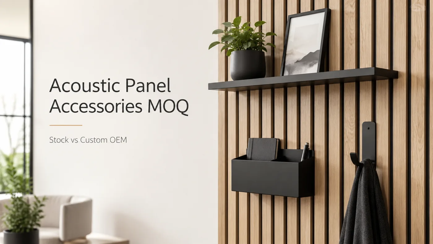 Acoustic Panel Accessories MOQ: Stock Orders vs Custom OEM Development