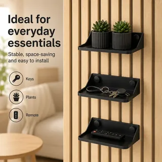 Acoustic Panel Shelf Bracket No-Drill Acoustic Panel Shelf SX160 | Wholesale & OEM acoustic panel accessory