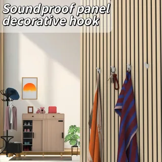 Acoustic panel hook SX131 Acoustic Slat Wall Hook | No-Drill Accessory acoustic panel accessory