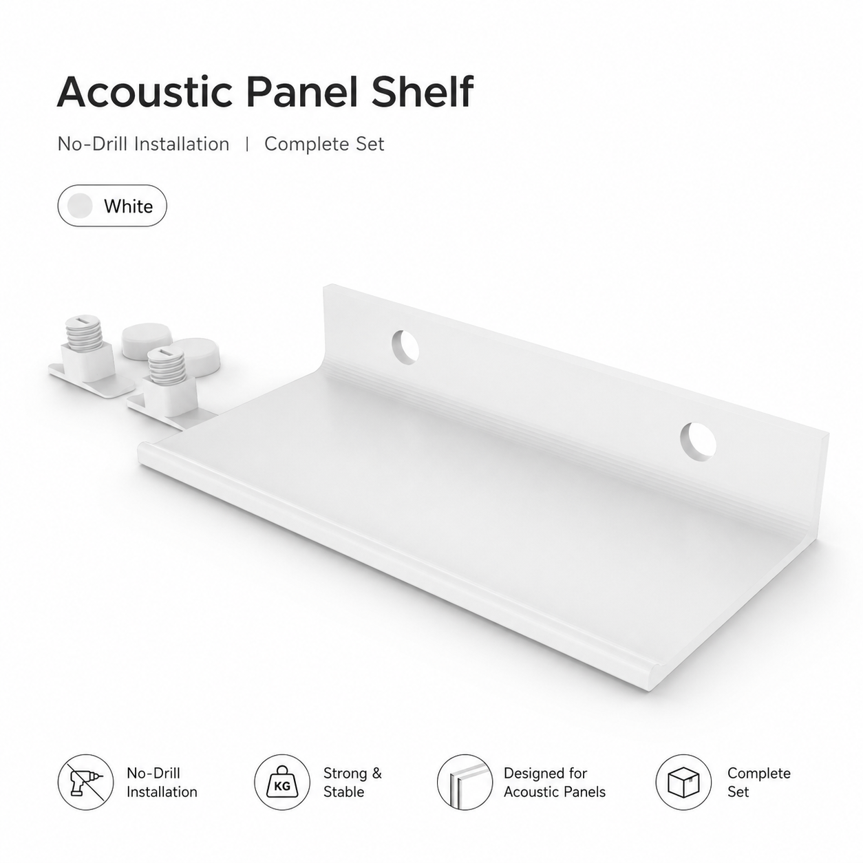Acoustic Panel Shelf Bracket 6