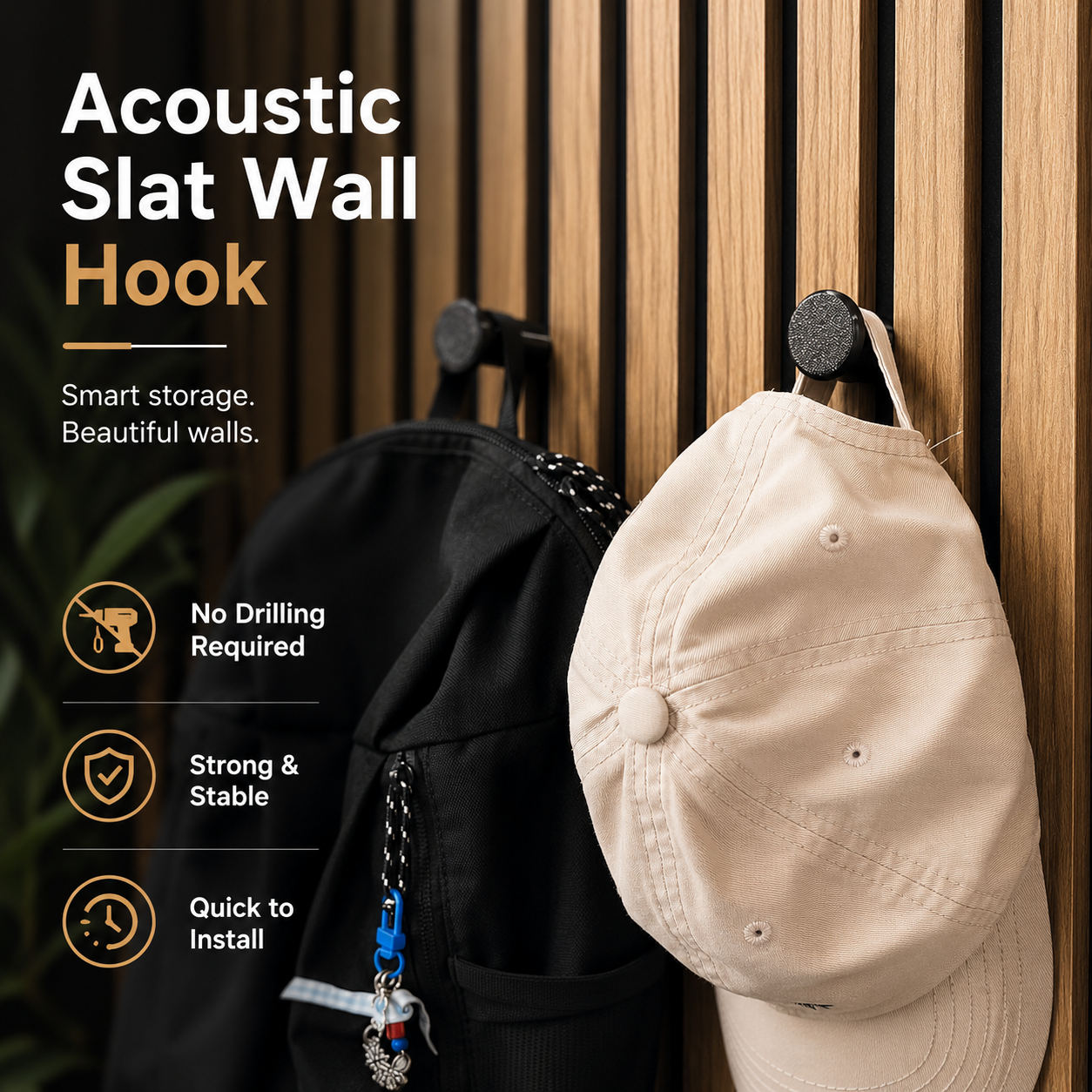 Acoustic Panel Hook 6-pack 2