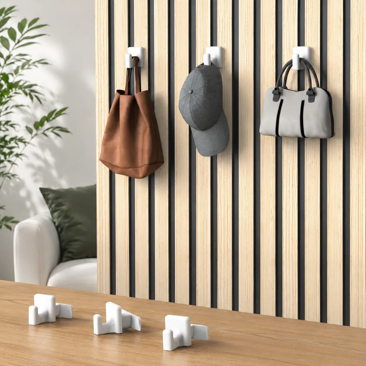 Acoustic panel hook SX135 No-Drill Acoustic Slat Wall Hook for Bags and Hats acoustic panel accessory