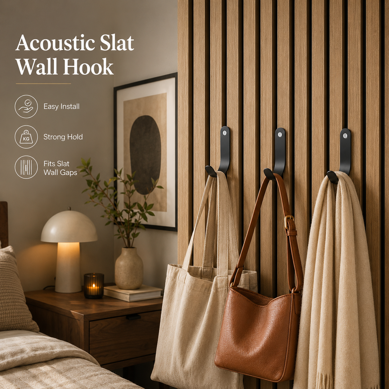 Acoustic panel accessories in Dormitorio