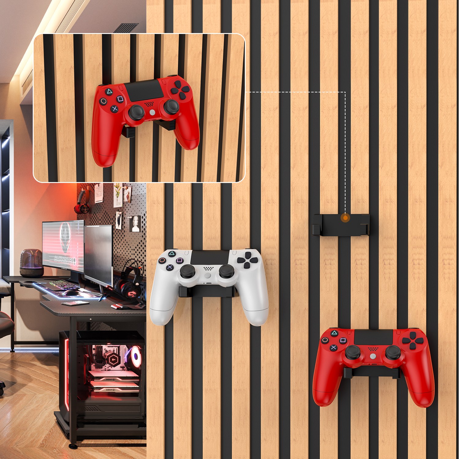 Acoustic panel accessories in Sala gaming
